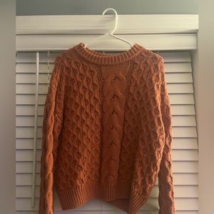 Orange Sweater